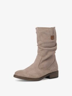 Tamaris Bottine En Cuir - Marron | Bottines