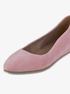 Tamaris Ballerine En Cuir - Rose | Ballerines