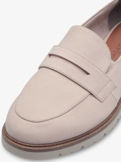 Tamaris Babouche En Cuir - Beige | Chaussures Basses Et Pantoufles