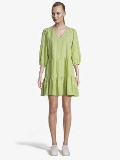 Tamaris Robe - Vert | Robes Et Jupes