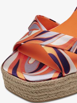 Tamaris Sandale A Talon - Orange | Des Sandales