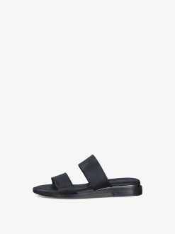 Tamaris Mule En Cuir - Noir | Mules