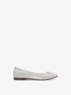 Tamaris Ballerine En Cuir - Blanc | Ballerines