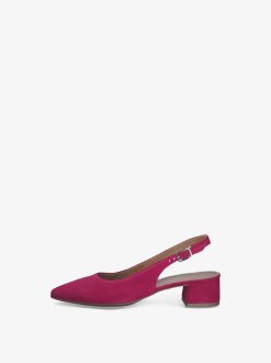 Tamaris Escarpins A Bride En Cuir - Rose | Pompes