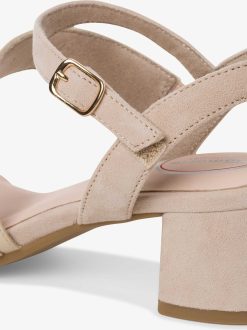 Tamaris Sandale A Talon - Beige | Des Sandales