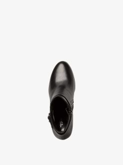 Tamaris Bottine En Cuir - Noir | Bottines