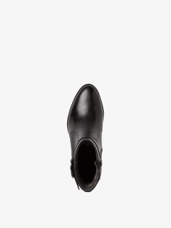 Tamaris Bottine En Cuir - Noir | Bottines