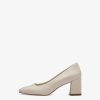 Tamaris Escarpins En Cuir - Beige | Pompes