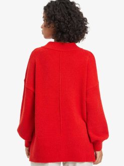 Tamaris Pull Tricote - Rouge | Sweats Et Sweats A Capuche