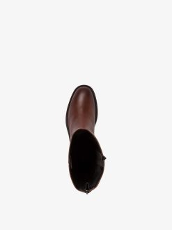 Tamaris Bottes En Cuir - Marron | Bottes