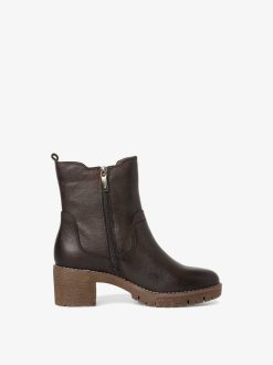 Tamaris Bottine Chelsea En Cuir - Vert | Bottines