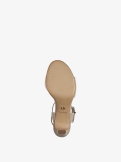 Tamaris Sandale A Talon - Beige | Des Sandales