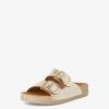 Tamaris Mule En Cuir - Or | Mules