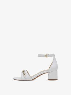 Tamaris Sandale A Talon - Blanc | Des Sandales