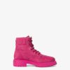 Tamaris Bottine En Cuir - Doublure Chaude Rose | Bottines