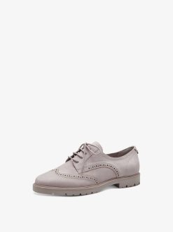 Tamaris Chaussures Basses En Cuir - Gris | Chaussures Basses Et Pantoufles