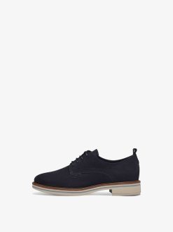 Tamaris Chaussures Basses En Cuir - Bleu | Chaussures Basses Et Pantoufles