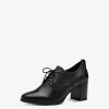 Tamaris Trotteur En Cuir - Noir | Chaussures Basses Et Pantoufles