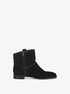 Tamaris Bottes Cowboy En Cuir - Noir | Bottines