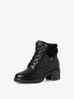 Tamaris Bottine En Cuir - Noir | Bottines