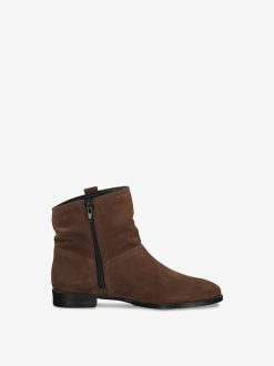 Tamaris Bottes De Cowboy En Cuir - Marron | Bottines