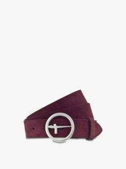 Tamaris Ceinture En Cuir - Rouge | Ceintures