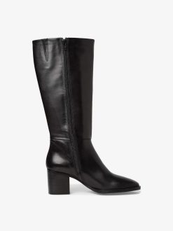 Tamaris Bottes En Cuir - Noir | Bottes