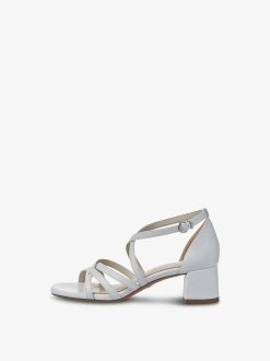 Tamaris Sandale A Talon - Blanc | Des Sandales