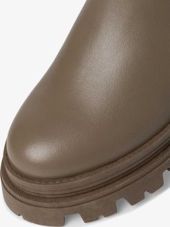 Tamaris Bottine Chelsea En Cuir - Vert | Bottines