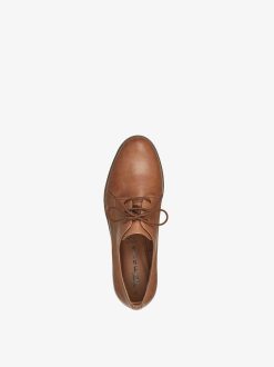 Tamaris Chaussures Basses En Cuir - Marron | Chaussures Basses Et Pantoufles