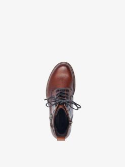 Tamaris Bottine En Cuir - Marron | Bottines