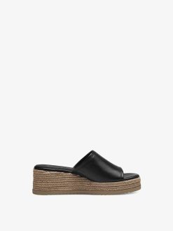 Tamaris Mule En Cuir - Noir | Mules