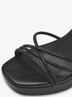 Tamaris Sandale A Talon - Noir | Des Sandales