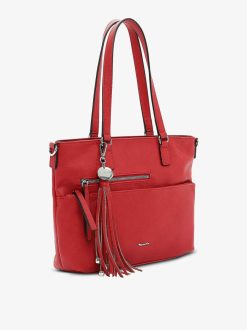 Tamaris Sac Shopping - Rouge | Sacs Et Sacs A Dos