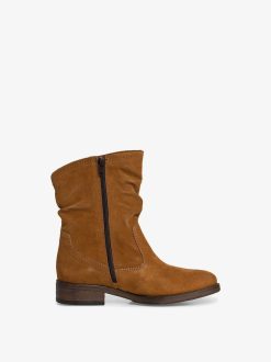 Tamaris Bottine En Cuir - Marron | Bottines