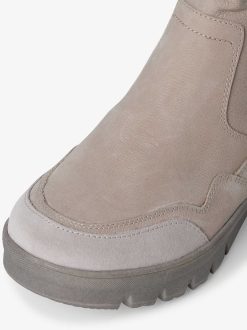 Tamaris Bottine En Cuir - Gris | Bottines