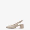 Tamaris Escarpins A Bride En Cuir - Beige | Pompes