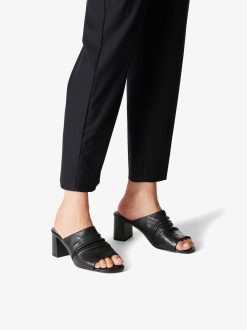 Tamaris Mule En Cuir - Noir | Mules