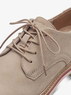 Tamaris Chaussures Basses En Cuir - Marron | Chaussures Basses Et Pantoufles