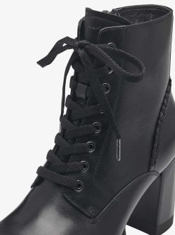 Tamaris Bottine En Cuir - Noir | Bottines