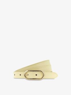 Tamaris Ceinture En Cuir - Jaune | Ceintures