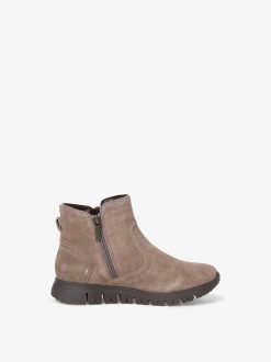 Tamaris Bottine En Cuir - Marron | Bottines