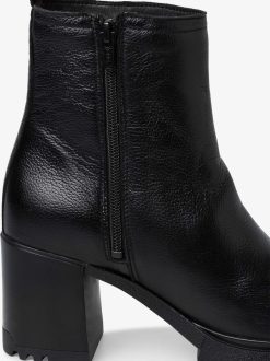 Tamaris Bottine En Cuir - Noir | Bottines