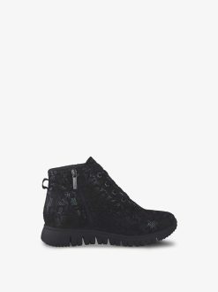 Tamaris Bottine En Cuir - Noir | Bottines