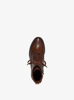 Tamaris Bottine En Cuir - Marron | Bottines