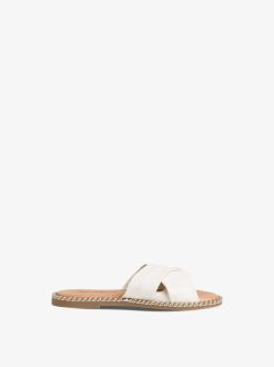 Tamaris Mule En Cuir - Blanc | Mules