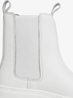 Tamaris Bottine Chelsea En Cuir - Blanc | Bottines