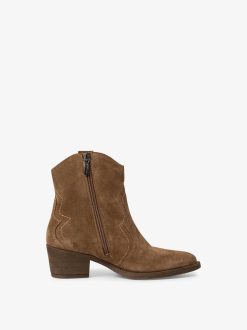 Tamaris Bottine En Cuir - Marron | Bottines