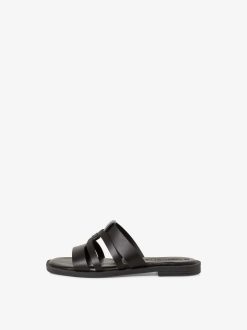 Tamaris Mule En Cuir - Noir | Mules