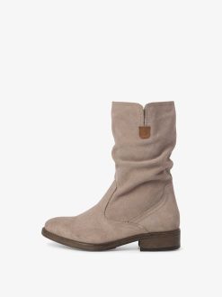 Tamaris Bottine En Cuir - Marron | Bottines